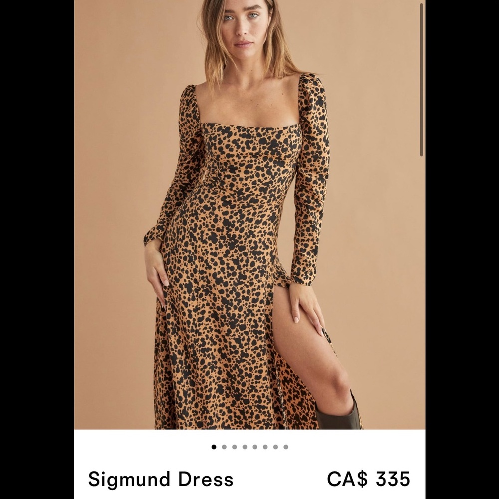 REFORMATION SIGMUND DRESS Blitz - Picture 3 of 17